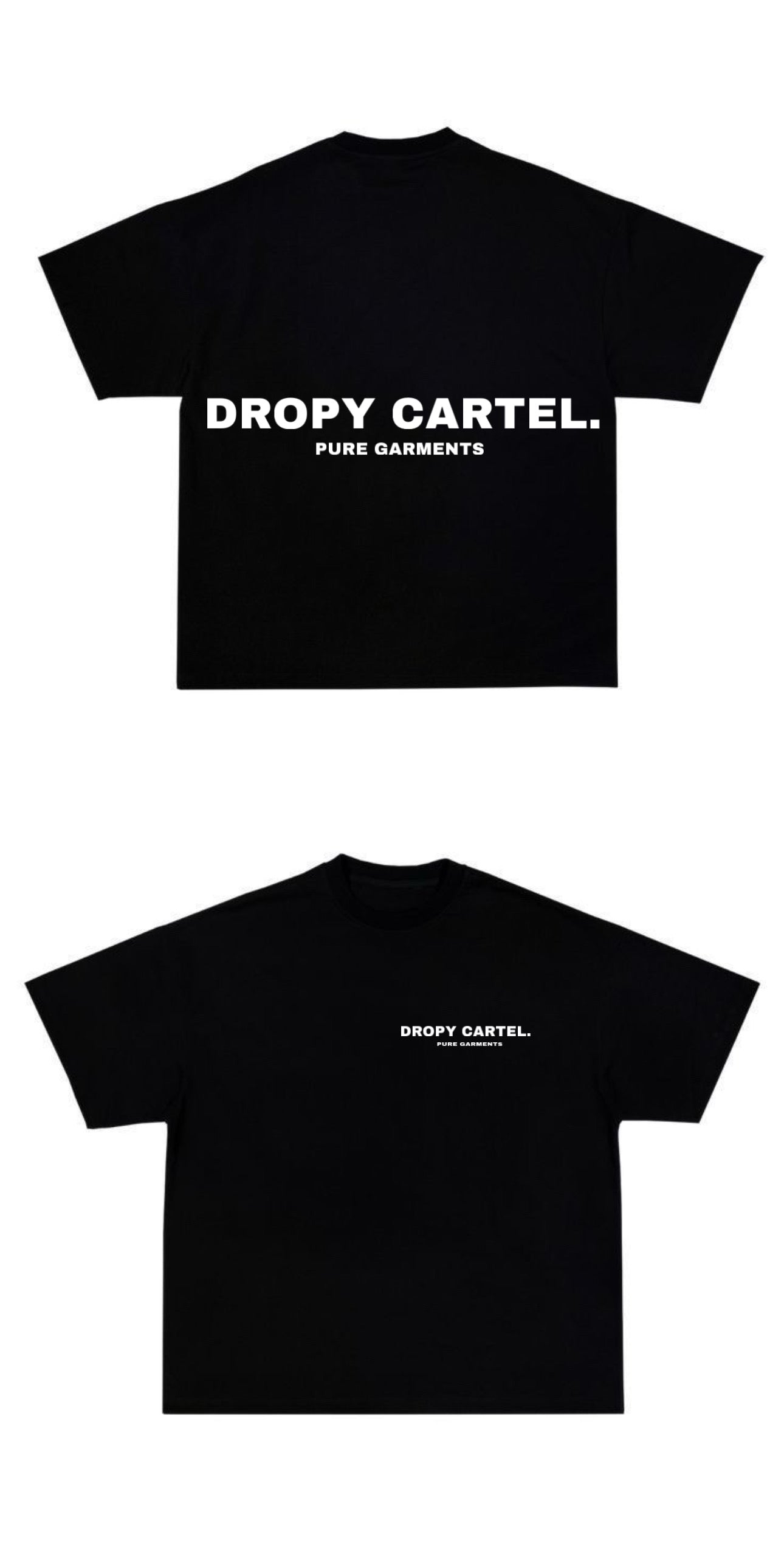 DROPY CARTEL T-SHIRT (BLACK)